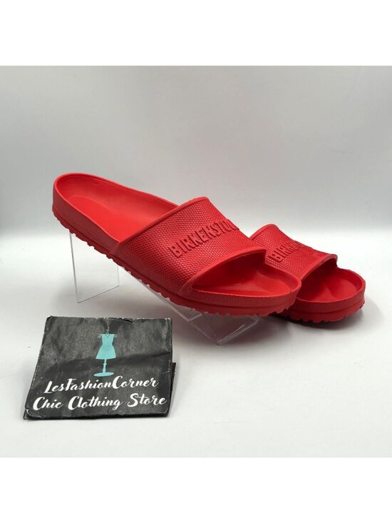 Birkenstock Mens Active Red Barbados Slide Sandals Lightweight Slip-On Sz 7 3568 main image 8